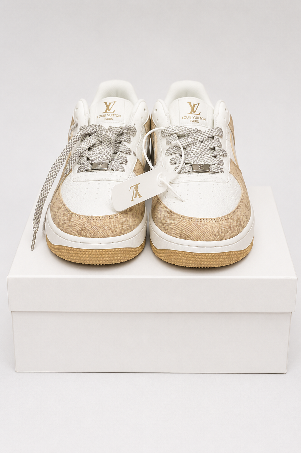 NIKE AIR Force 1 x LV Monogram White/Beige