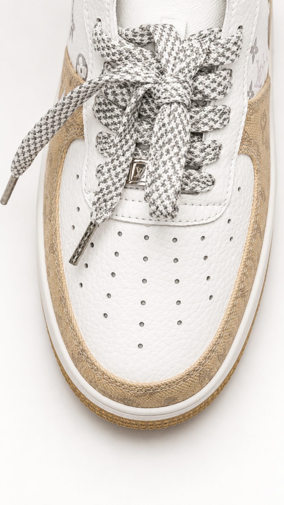 NIKE AIR Force 1 x LV Monogram White/Beige