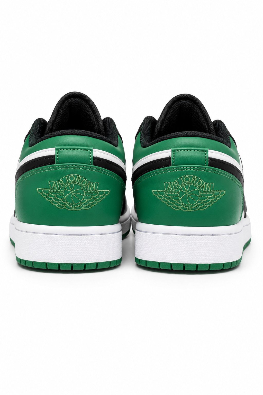 NIKE AIR JORDAN 1 LOW BLACK/GREEN/WHITE