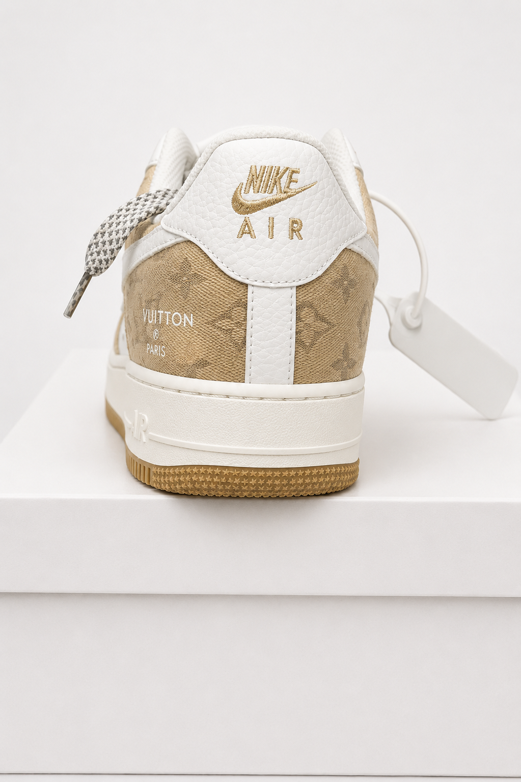 NIKE AIR Force 1 x LV Monogram White/Beige