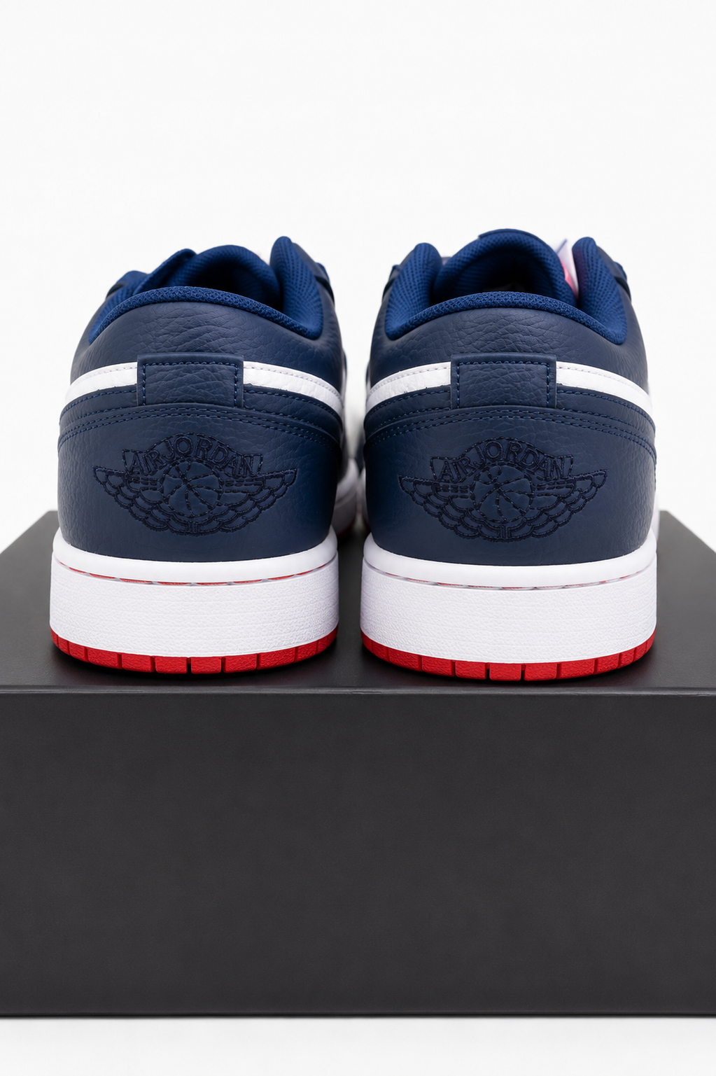 NIKE AIR JORDAN 1 LOW NAVY/WHITE/RED