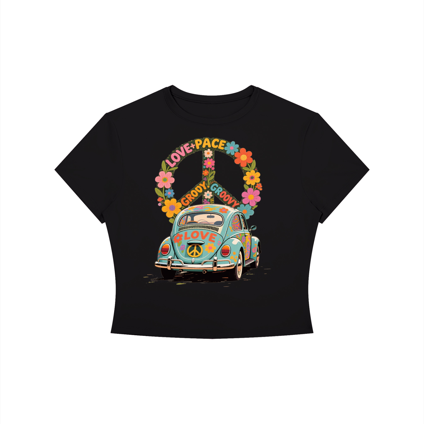 Women's Crewneck Crop T-Shirt